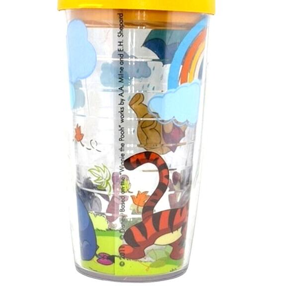 Winnie The Pooh ,Tervis, 16oz, Double walled, Insulated,Yellow Lid - Picture 7 of 7